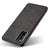 Soft Full Fabric Protective Back Case Cover for Vivo V19, Black