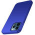 Silk Smooth Finish [Full Coverage] All Sides Protection Slim Back Case Cover for Apple iPhone 12 (6.1) / iPhone 12 Pro (6.1), Blue