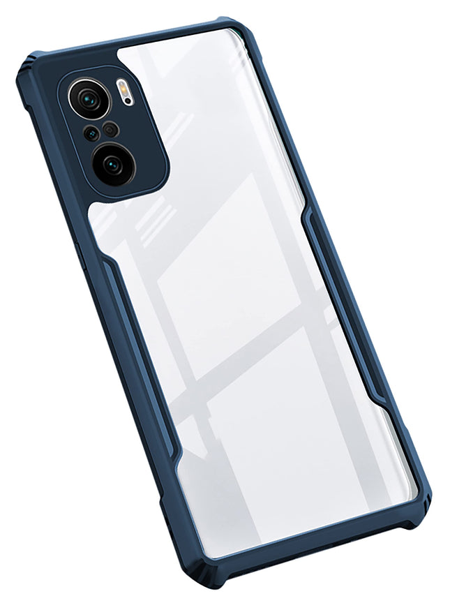 Beetle for Mi 11X Pro/Mi 11X Back Case, [Military Grade Protection] Shock Proof Slim Hybrid Bumper Cover (Blue)
