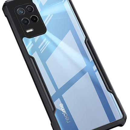 Kapa Beetle for Realme 8 (5G) Back Case, [Military Grade Protection] Shock Proof Slim Hybrid Bumper Cover (Black)