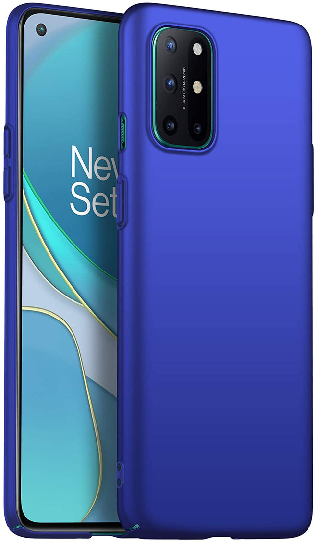 Silk Smooth Finish [Full Coverage] All Sides Protection Slim Back Case Cover for OnePlus 8T / One Plus 8T (Black)