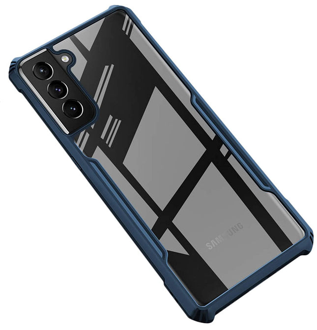 Beetle for Samsung Galaxy S21 Back Case, [Military Grade Protection] Shock Proof Slim Hybrid Bumper Cover (Black)