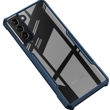 Beetle for Samsung Galaxy S21 Back Case, [Military Grade Protection] Shock Proof Slim Hybrid Bumper Cover (Blue)