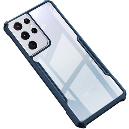 Beetle for Samsung Galaxy S21 Ultra Back Case, [Military Grade Protection] Shock Proof Slim Hybrid Bumper Cover (Blue)