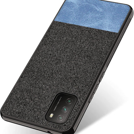 Soft Full Fabric Protective Back Case Cover for Poco M3 (Black)
