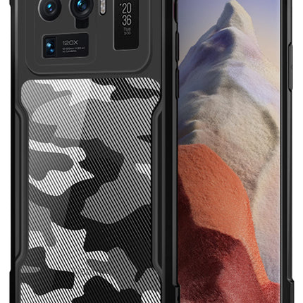 Kapa Beetle Camouflage for Xiaomi Mi 11 Ultra Back Case, [Military Grade Protection] Shock Proof Slim Hybrid Bumper Cover (Black)