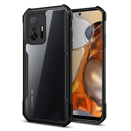 Beetle for Xiaomi Mi 11T Pro / Mi 11T Back Case, [Military Grade Protection] Shock Proof Slim Hybrid Bumper Cover (Black)