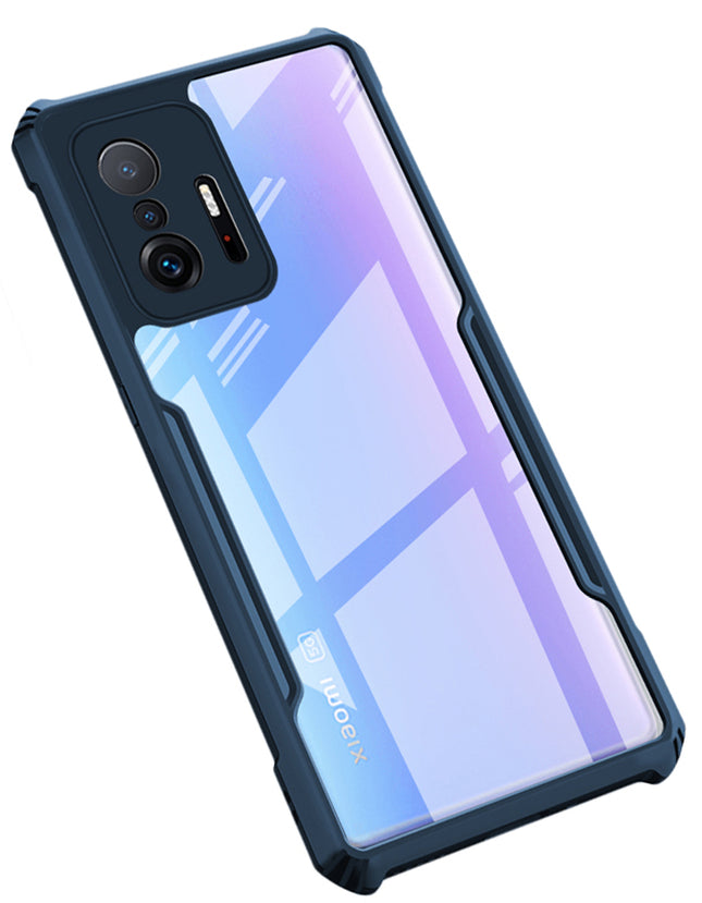Beetle for Xiaomi Mi 11T Pro / Mi 11T Back Case, [Military Grade Protection] Shock Proof Slim Hybrid Bumper Cover (Blue)