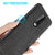 Soft Fabric Hybrid Slim Protective Case Cover for Oneplus 6T - Black - Mobizang